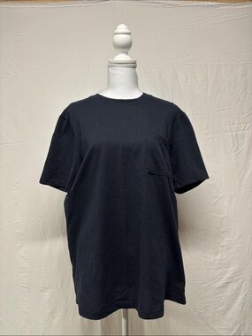 Men's Navy Short Sleeve Crewneck Pocket Tee